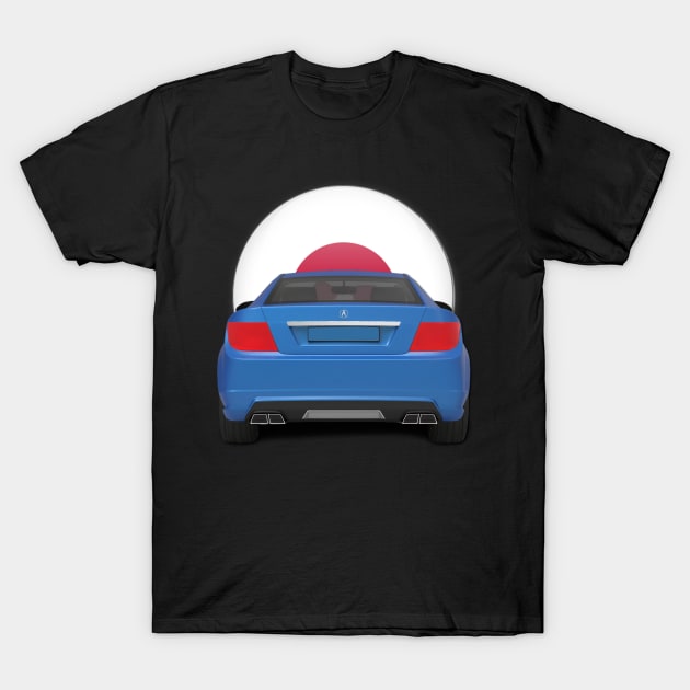 Acura Car Concept Blue vehicles, car, coupe, sports car 14 T-Shirt by Stickers Cars